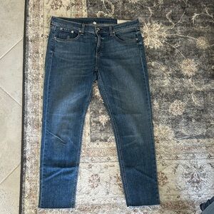 rag & bone Dre Capri in Ambra Wash Jeans